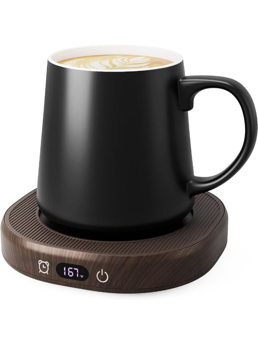 Smart Heated Coffee Mug Warmer Set for Desk - Electric Tea Cup Warmer Plate